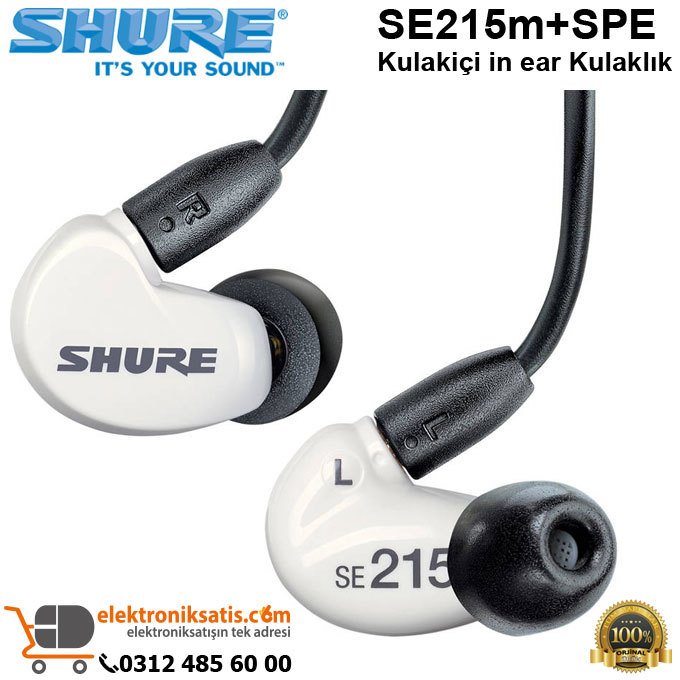 Shure SE215M+SPE-E Kulakiçi in ear Kulaklık
