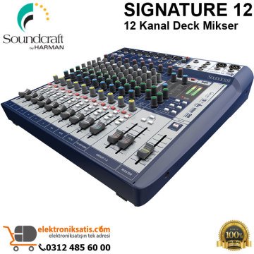 Soundcraft SIGNATURE 12 12 Kanal Deck Mikser