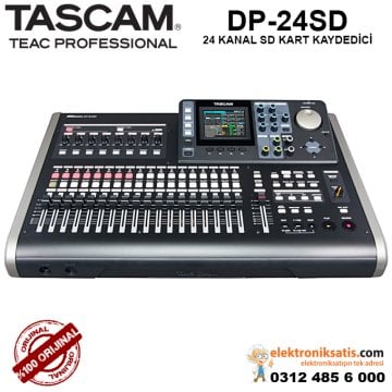 TASCAM DP-24SD 24 Kanal Ses Kayıt Cihazı Mikseri