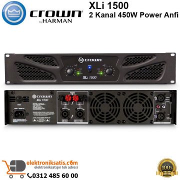 Crown XLi 1500 2 Kanal 450W Power Anfi