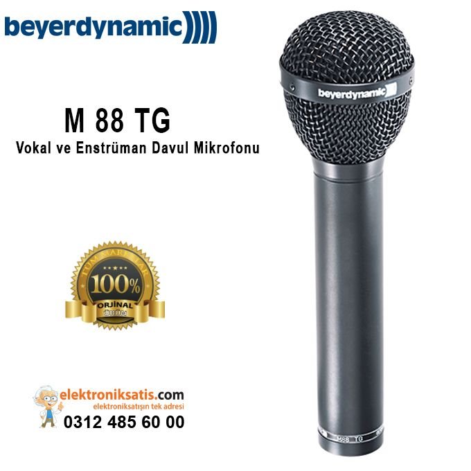 Beyerdynamic M 88 TG Vokal ve Enstrüman Davul Mikrofonu