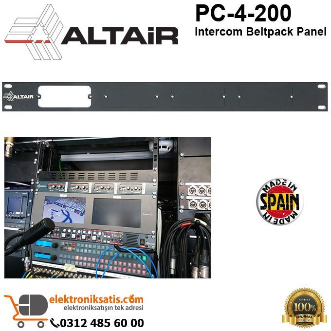 Altair PC-4-200 intercom Beltpack Panel