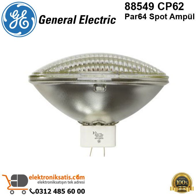 General Electric 88549 CP62 Par64 Spot Ampül