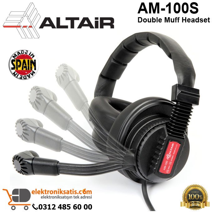 Altair AM-100S Double Muff Headset