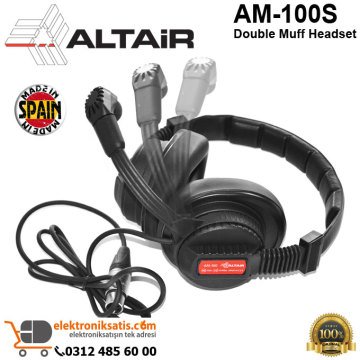 Altair AM-100S Double Muff Headset