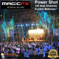 Magicfx Power Shot 100 Watt Elektrikli Konfeti Makinası