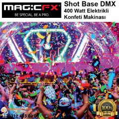 Magicfx Power Shot Base DMX 400 Watt Elektrikli Konfeti Makinası