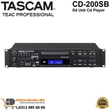 Tascam CD-200SB Sd Usb Cd Player