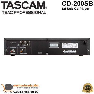 Tascam CD-200SB Sd Usb Cd Player