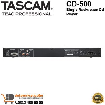 Tascam CD-500 Single Rackspace Cd Player