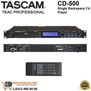 Tascam CD-500 Single Rackspace Cd Player