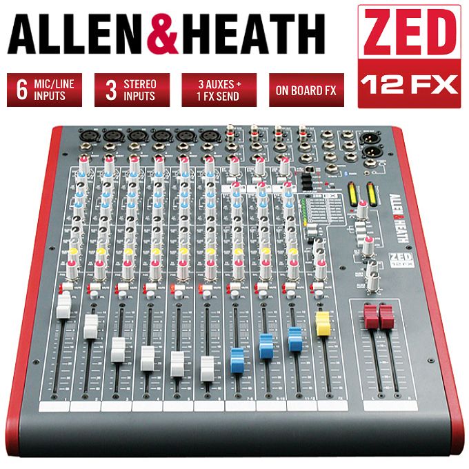 Allen Heath ZED 12FX USB Ses Mikseri