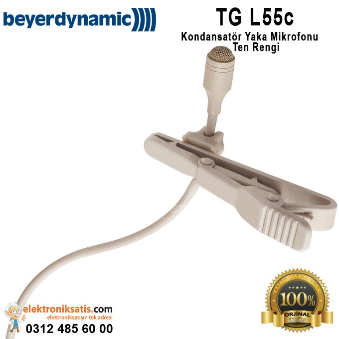 Beyerdynamic TG L55C Kondansatör Yaka Mikrofon Ten Rengi