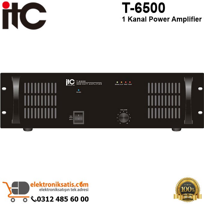 ITC T-6500 1 Kanal 500W Power Amplifier