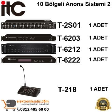ITC 10 Bölgeli Anons Sistemi 2