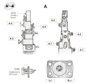 KUZAR K-6 Telescopic Kule Asansörü Maksimum 220 kg Yükseklik 6.5 m