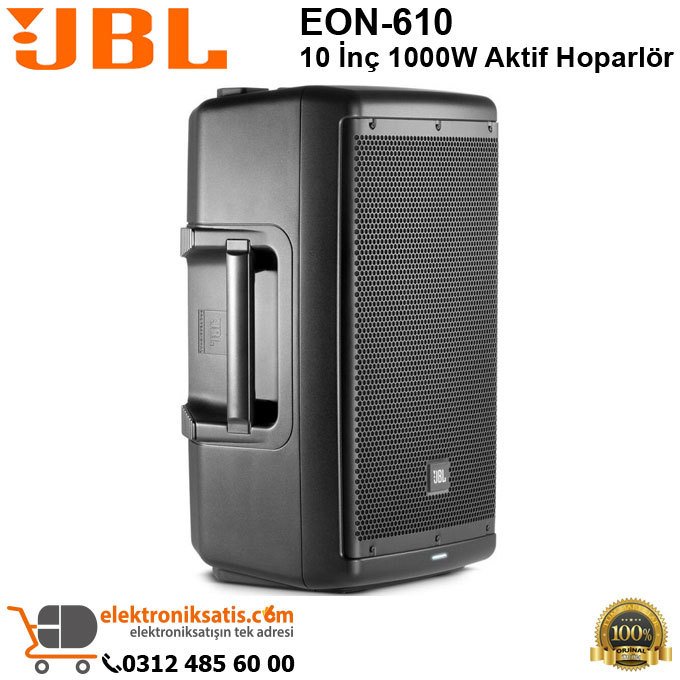 JBL EON-610 10 inç 1000W Aktif Hoparlör