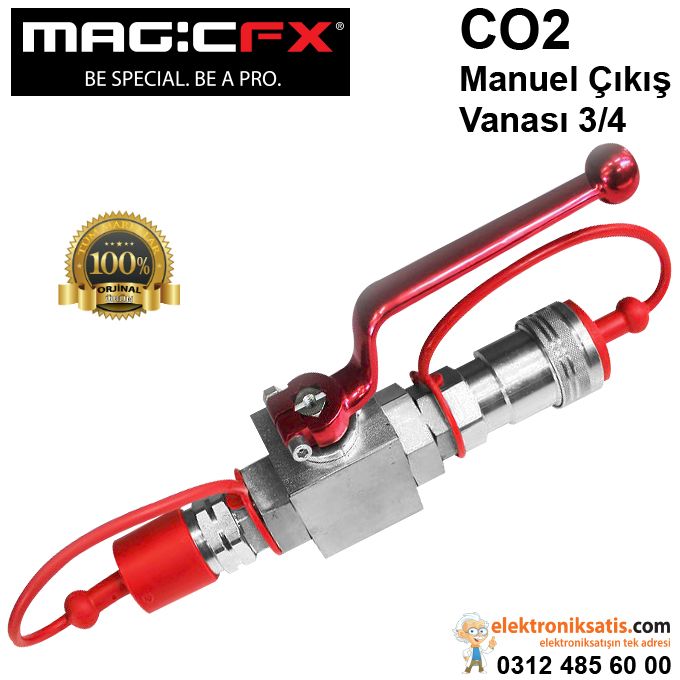 Magicfx CO2 Manuel Çıkış Vanası 3/4