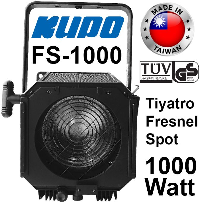 KUPO FS-1000 Tiyatro Fresnel Spot