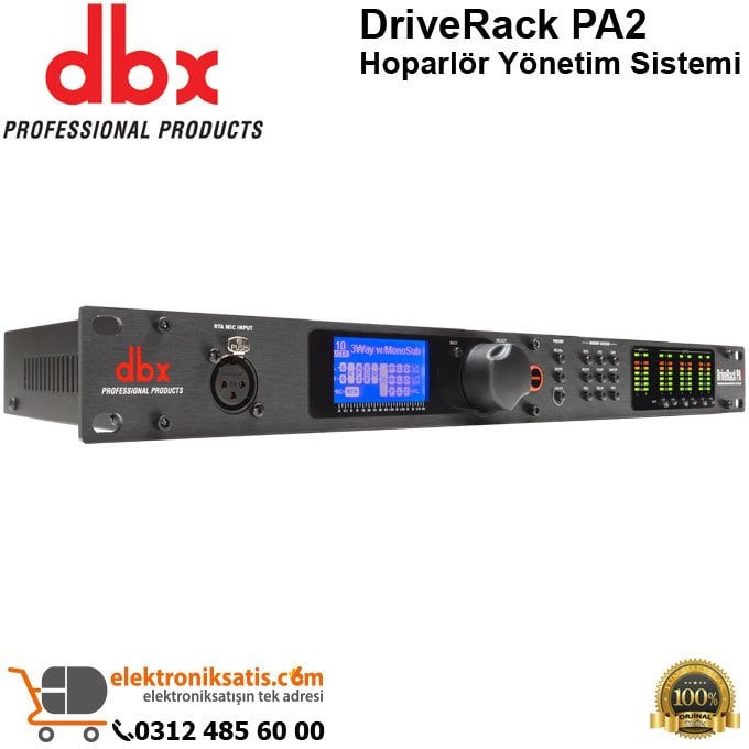 dbx DriveRack PA2 Hoparlör Yönetim Sistemi