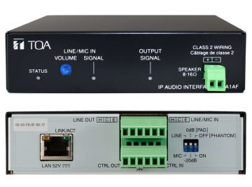 TOA IP-A1AF E00 IP Ses Arayüzü IP AUDIO INTERFACE