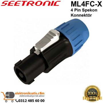 Seetronic ML4FC-X 4 Pin Spekon Konnektör