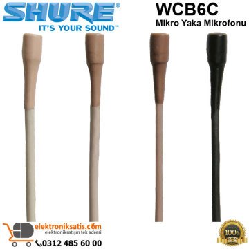 Shure WCB6C Mikro Yaka Mikrofonu