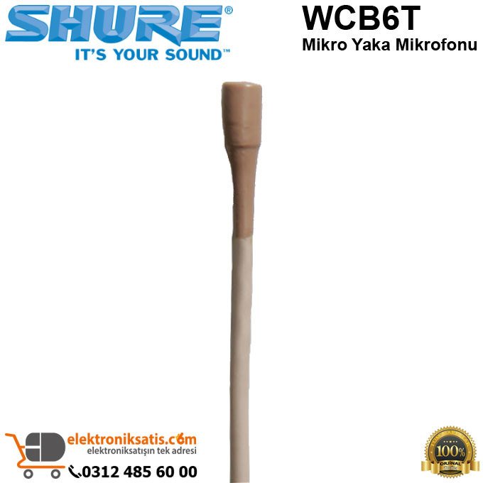 Shure WCB6T Mikro Yaka Mikrofonu