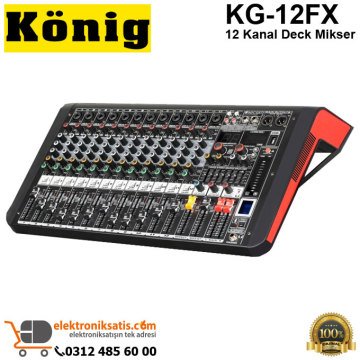 König KG-12FX 12 Kanal Deck Mikser