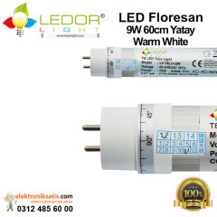 Ledorlight LED Floresan 9W 60 cm Yatay Warm White