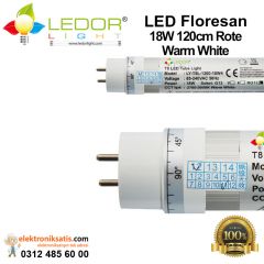 Ledorlight LED Floresan 18W 120 cm Rote Warm White