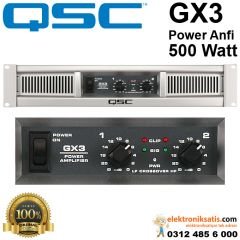 QSC GX3 Profesyonel Power Anfi 500 Watt