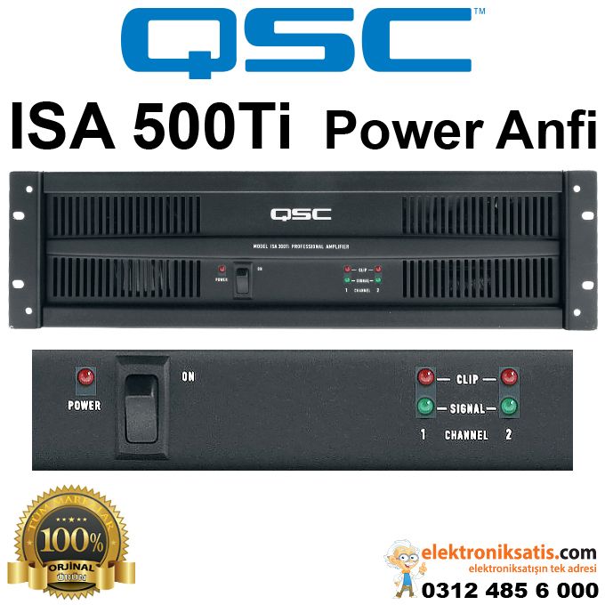 QSC ISA 500Ti Profesyonel Power Anfi