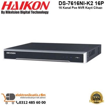 Haikon DS-7616NI-K2 16P 16 Kanal Poe NVR Kayıt Cihazı