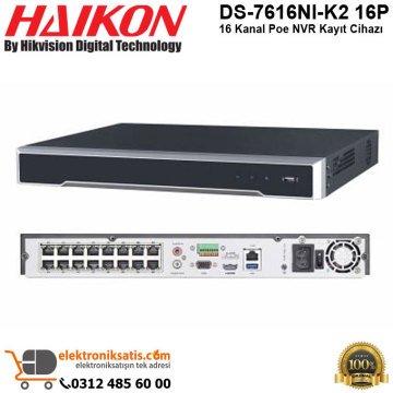 Haikon DS-7616NI-K2 16P 16 Kanal Poe NVR Kayıt Cihazı