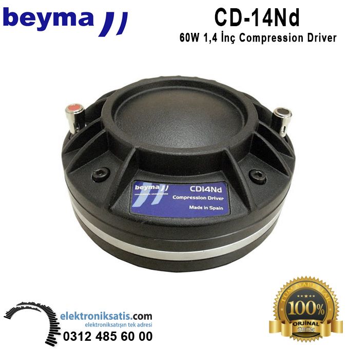 Beyma CD-14Nd 60 Watt 1,4'' (36 mm) Compression Driver