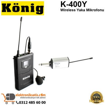 König K-400Y Wireless Yaka Mikrofonu