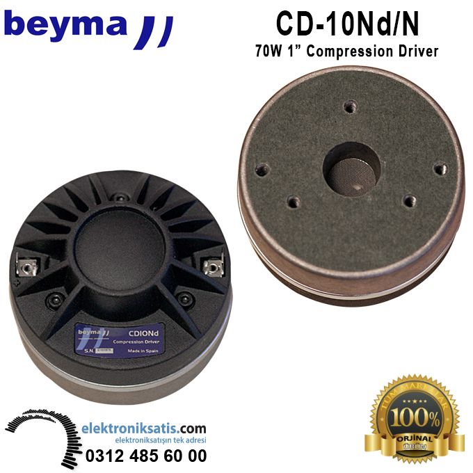 Beyma Cd-10Nd/N 70 Watt 1'' (25 mm) Compression Driver