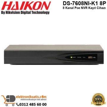 Haikon DS-7608NI-K1 8P 8 Kanal Poe NVR Kayıt Cihazı