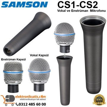 Samson CS1/CS2 Vokal ve Enstrüman Mikrofonu