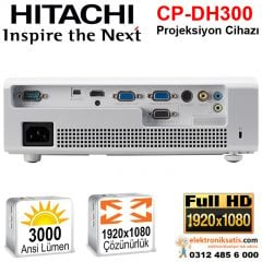 Hitachi CP-DH300 Full HD 3000 Ansi Lümen Projeksiyon Cihazı