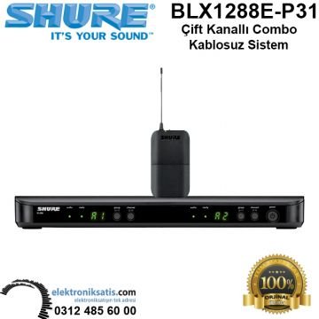 Shure BLX1288E-P31 Çift Kanallı Combo Kablosuz Sistem