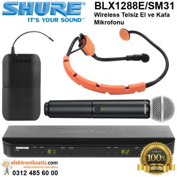 Shure BLX1288E-SM31 İkili Kablosuz Sistem