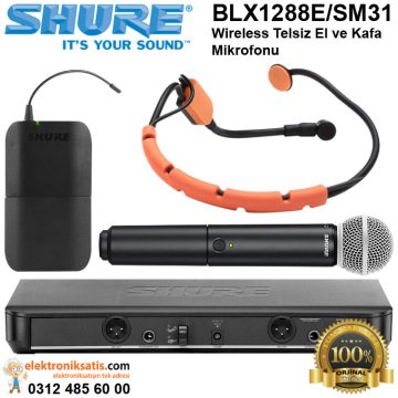 Shure BLX1288E-SM31 İkili Kablosuz Sistem