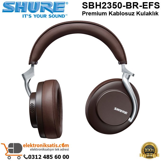 Shure SBH2350-BR-EFS Premium Kablosuz Kulaklık