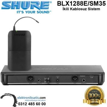 Shure BLX1288E-SM35 ikili Kablosuz Sistem