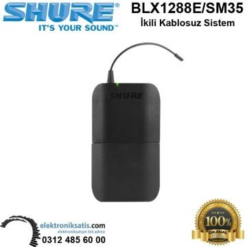 Shure BLX1288E-SM35 ikili Kablosuz Sistem