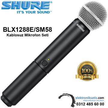 Shure BLX1288E-SM58 Kablosuz Mikrofon Seti