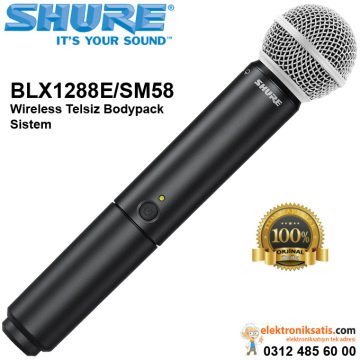 Shure BLX1288E-SM58 Kablosuz Mikrofon Seti