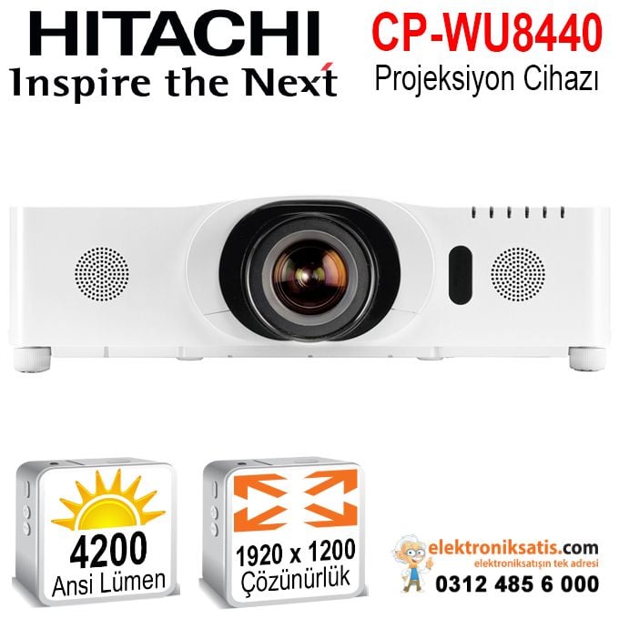 Hitachi CP-WU8440 4200 Ansi Lümen Projeksiyon Cihazı